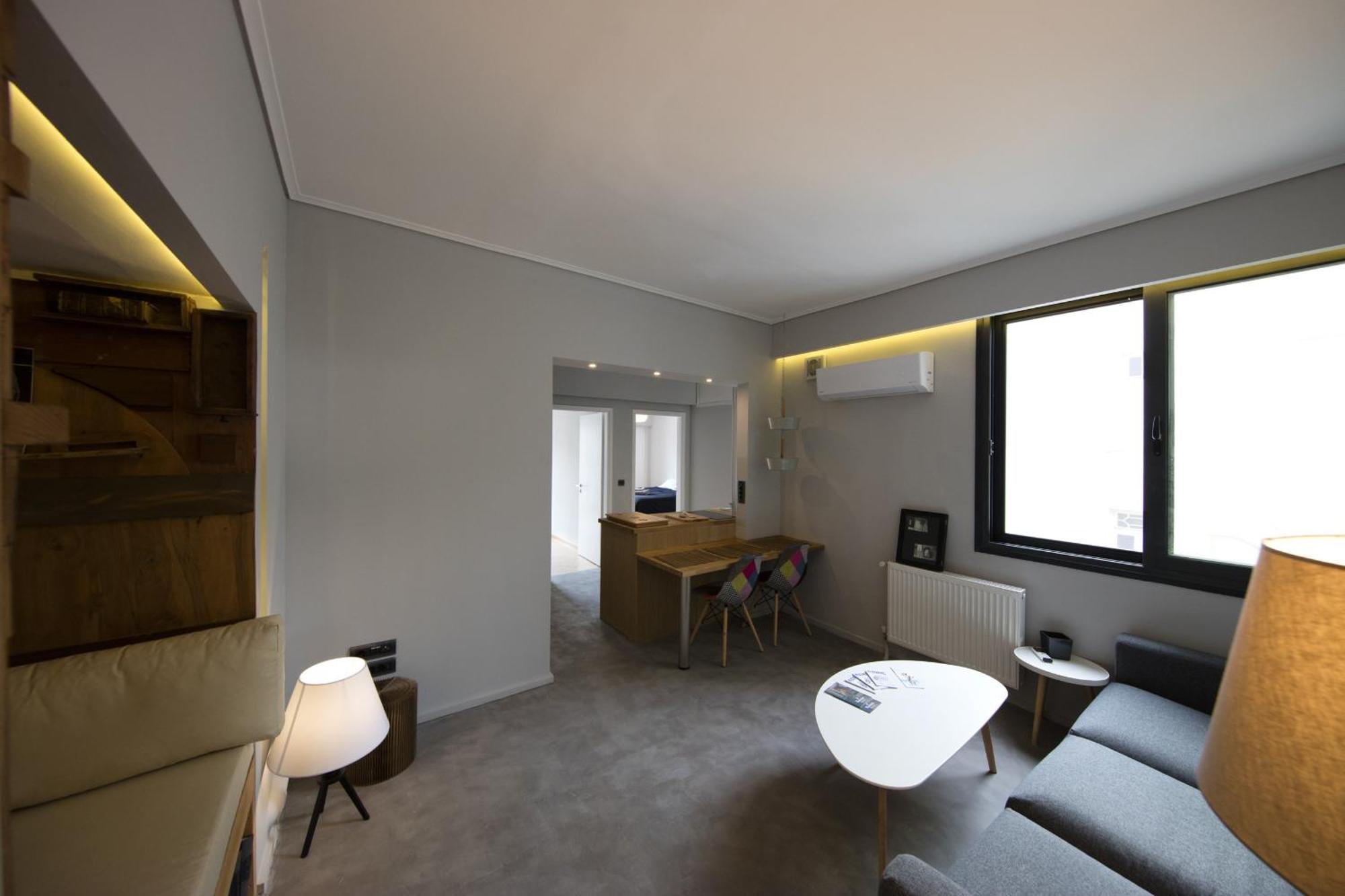 アテネSuper Modern Minimal Flat Nr Metro & Arch. Museumアパートメント エクステリア 写真
